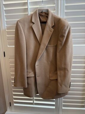 Jos. A. Bank Camel Sport Coat - Single-Breasted Wool Blend